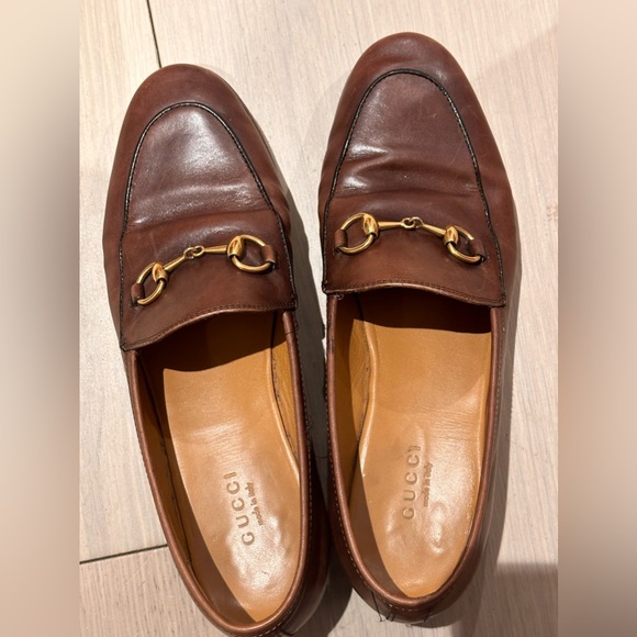 Gently Used Gucci Brown Horsebit Loafer 37 - Picture 2 of 7